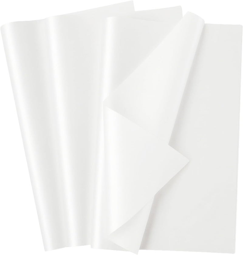 Ethanberg 60 Sheets Gift Wrapping Tissue Paper Bulk, White Tissue Paper for Gift Bags, Decorative Art Papers for DIY Crafts Wedding Birthday Baby Showers Holiday Party Decor, 20x14 Inches - Image 1